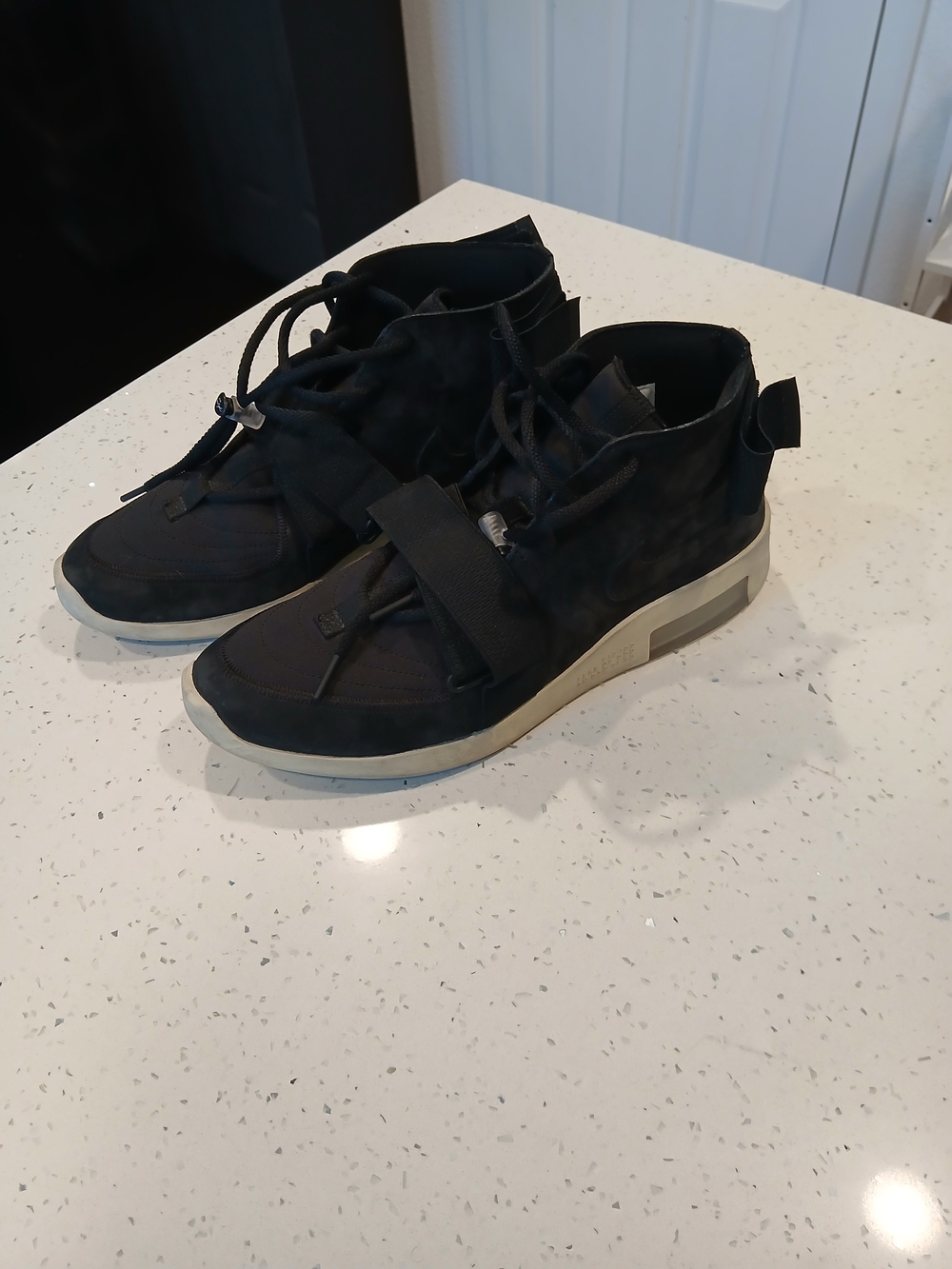 Size 13 - Nike Air Fear Of God Raid Black